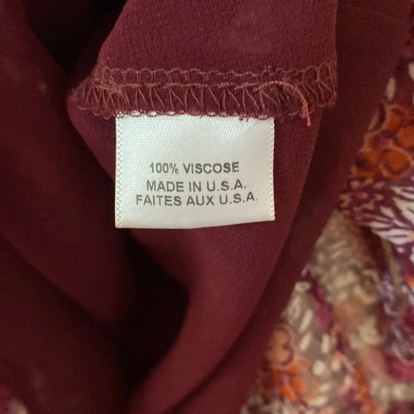 MISA Los Angeles Yesenia Mini Dress Floral Tassle Cold Shoulder Cottagecore XS - Picture 12 of 15